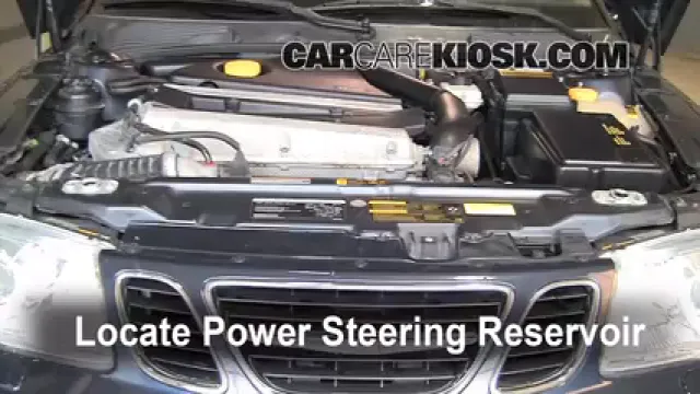 2005 Saab 9-5 Arc 2.3L 4 Cyl. Turbo Sedan Liquide de direction assistée Vérifier le niveau de liquide